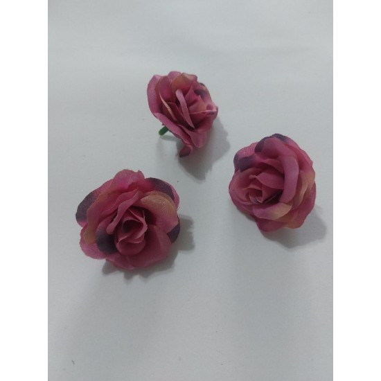 Головка розы 4,5 см цв. сиреневый, цена за 1 шт